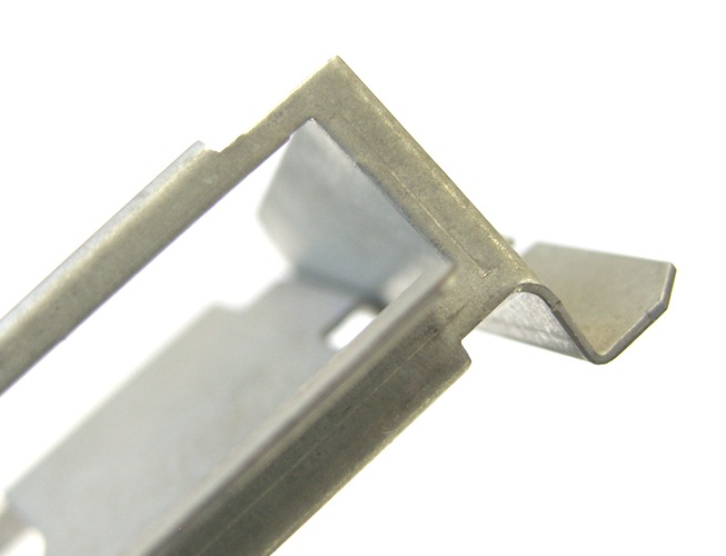 Edge bent sheet metal component parts