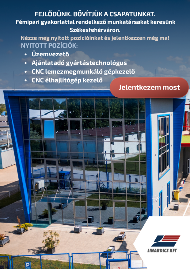 Fémipari üzemvezető állás Székesfehérváron | Linardics Kft.